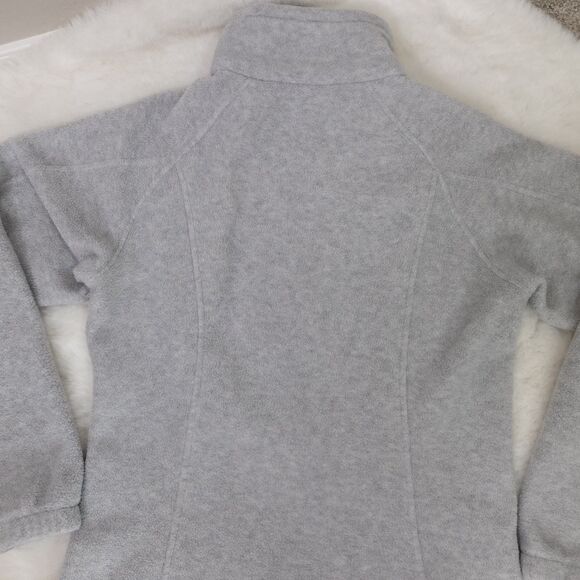 Columbia Cirrus Grey Heather Benton Springs Full Zip Fleece Jacket Size Small - Picture 14 of 14